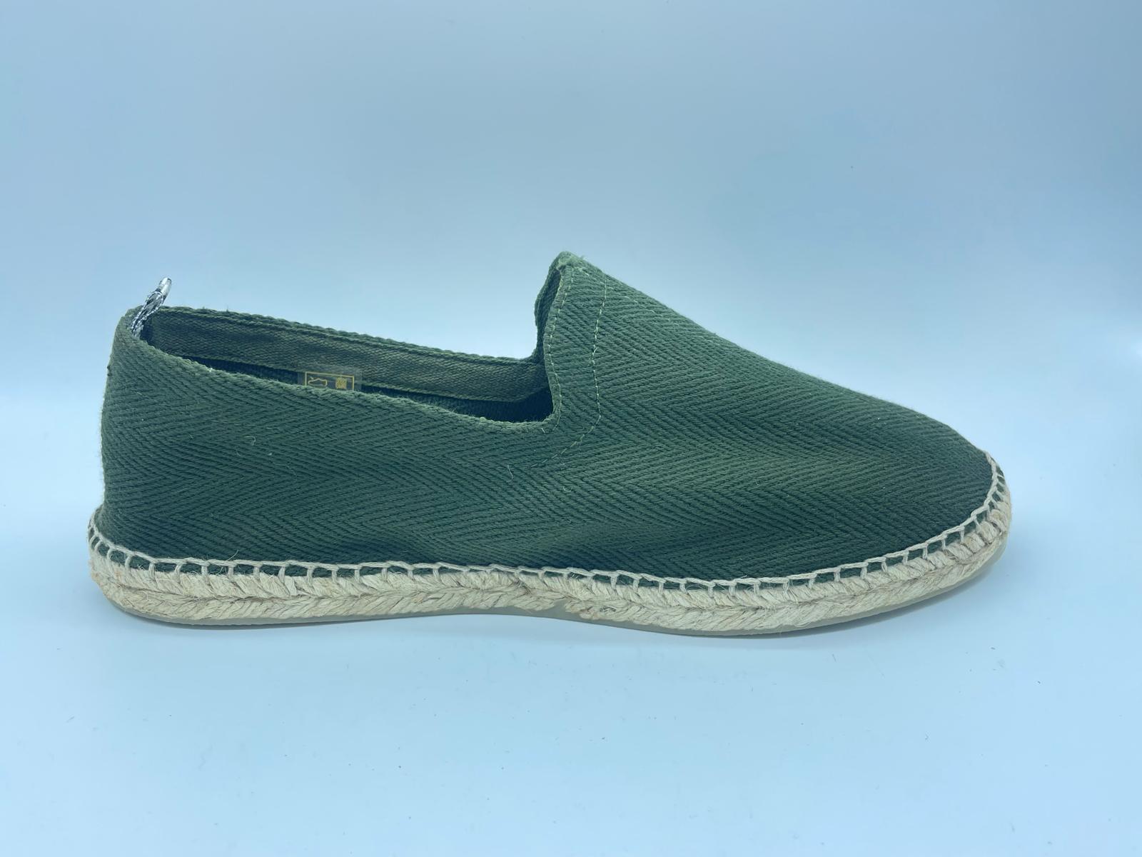 ALPARGATA DE TEJIDO ESPIGA KAKI