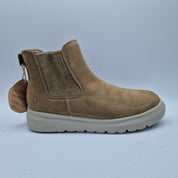 BOTITA EN SERRAJE CAMEL