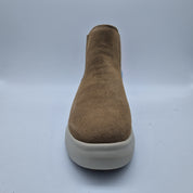 BOTITA EN SERRAJE CAMEL