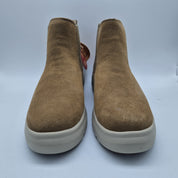 BOTITA EN SERRAJE CAMEL