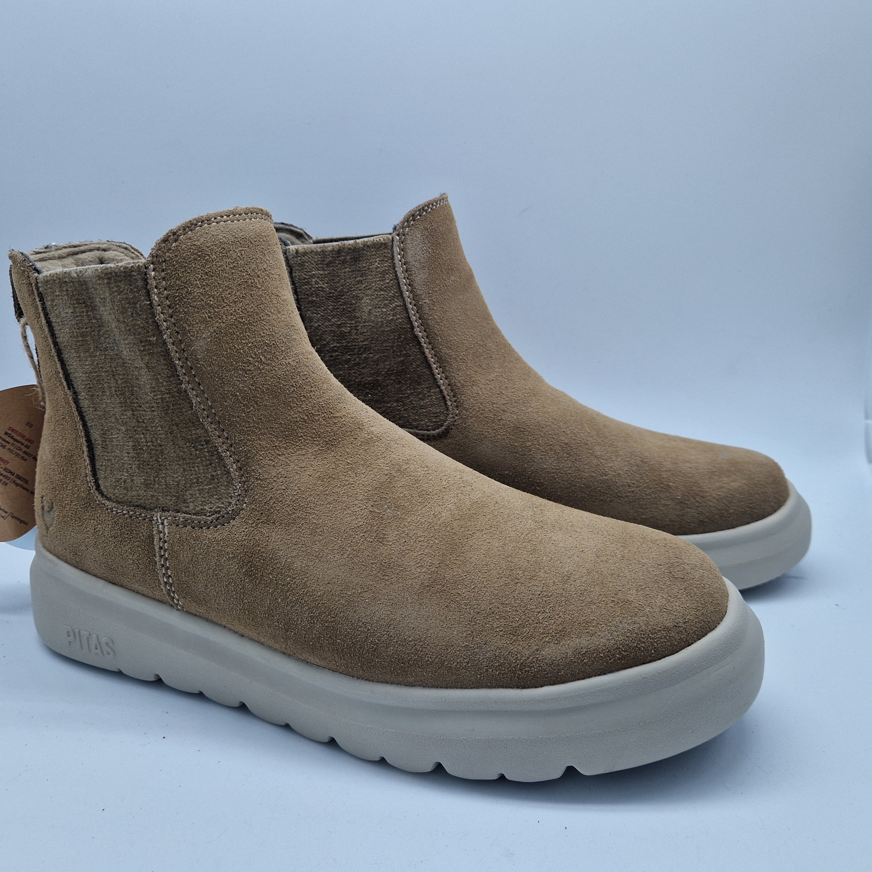 BOTITA EN SERRAJE CAMEL