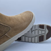 BOTITA EN SERRAJE CAMEL