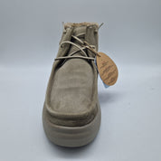 BOTITA CON CORDÓN EN ANTE BEIGE