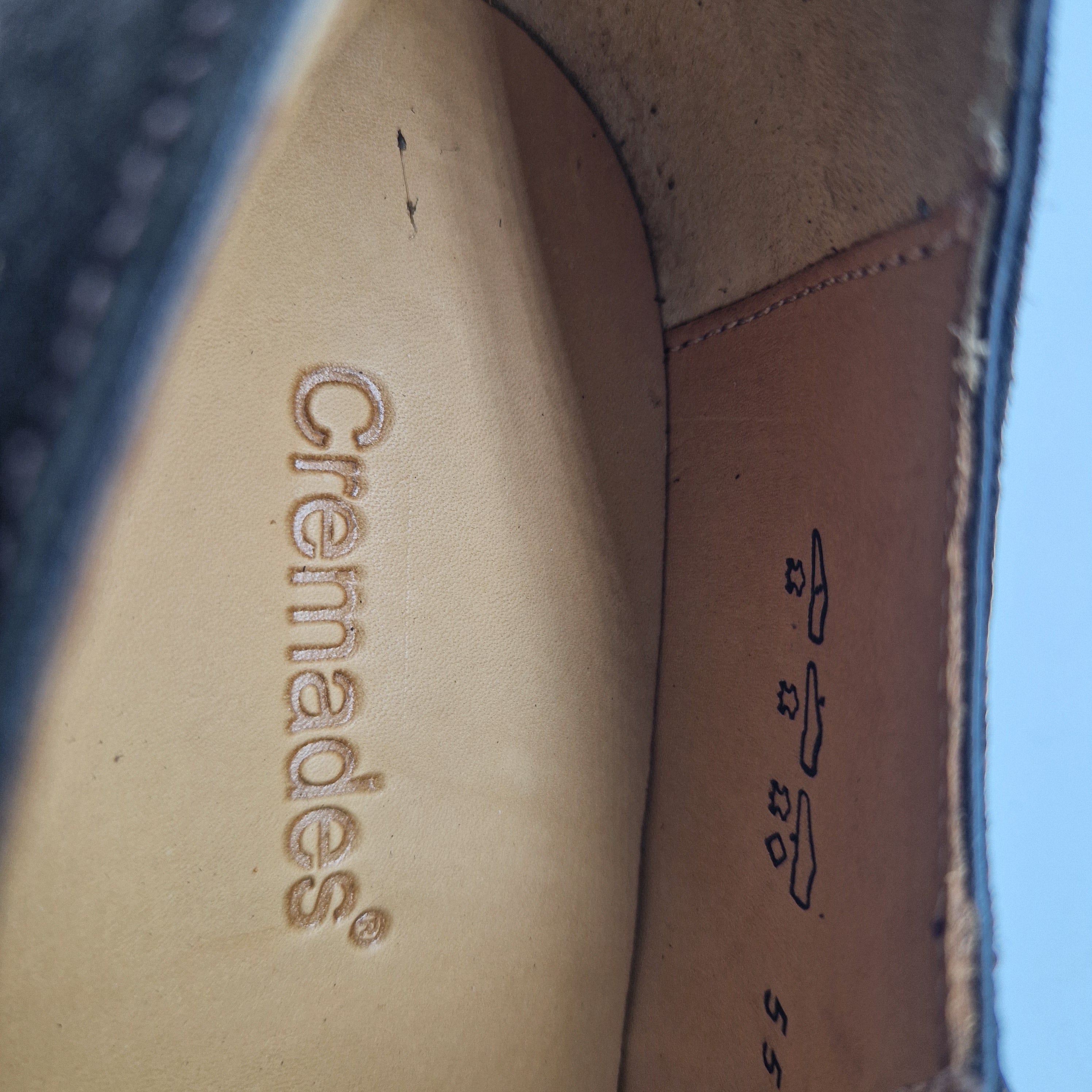 2 HEBILLAS EN SERRAJE MARRÓN - 70000