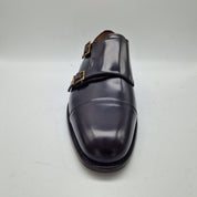 2 HEBILLAS EN PIEL MARRÓN - 70001