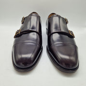 2 HEBILLAS EN PIEL MARRÓN - 70001