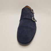 2 HEBILLAS EN SERRAJE MARINO - 70004