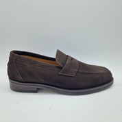 MOCASÍN ANTIFAZ EN SERRAJE MARRÓN - 70005