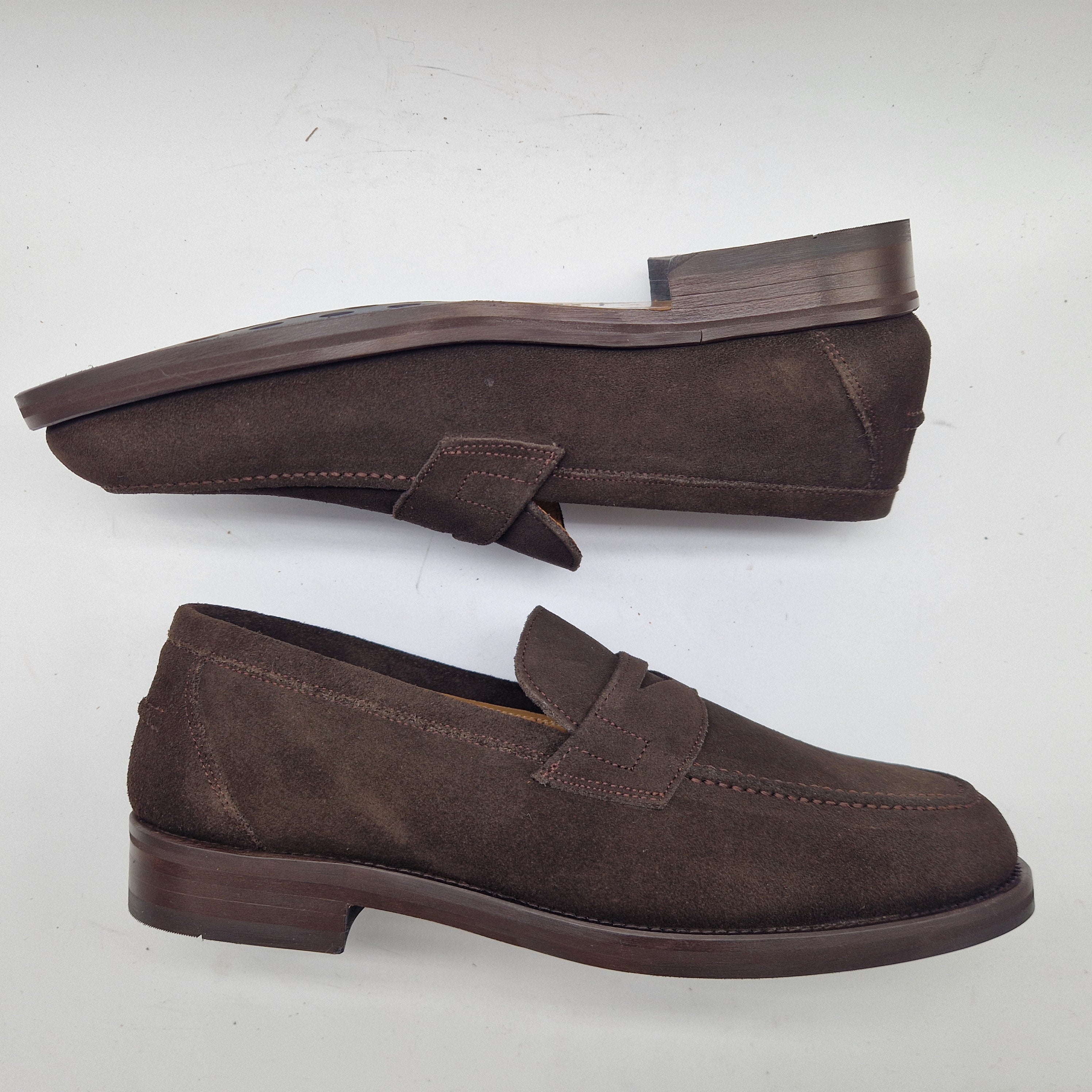 MOCASÍN ANTIFAZ EN SERRAJE MARRÓN - 70005