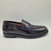 MOCASÍN DE ANTIFAZ EN PIEL BURDEOS - 70007