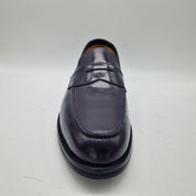 MOCASÍN DE ANTIFAZ EN PIEL BURDEOS - 70007