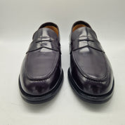 MOCASÍN DE ANTIFAZ EN PIEL BURDEOS - 70007