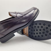 MOCASÍN DE ANTIFAZ EN PIEL BURDEOS - 70007