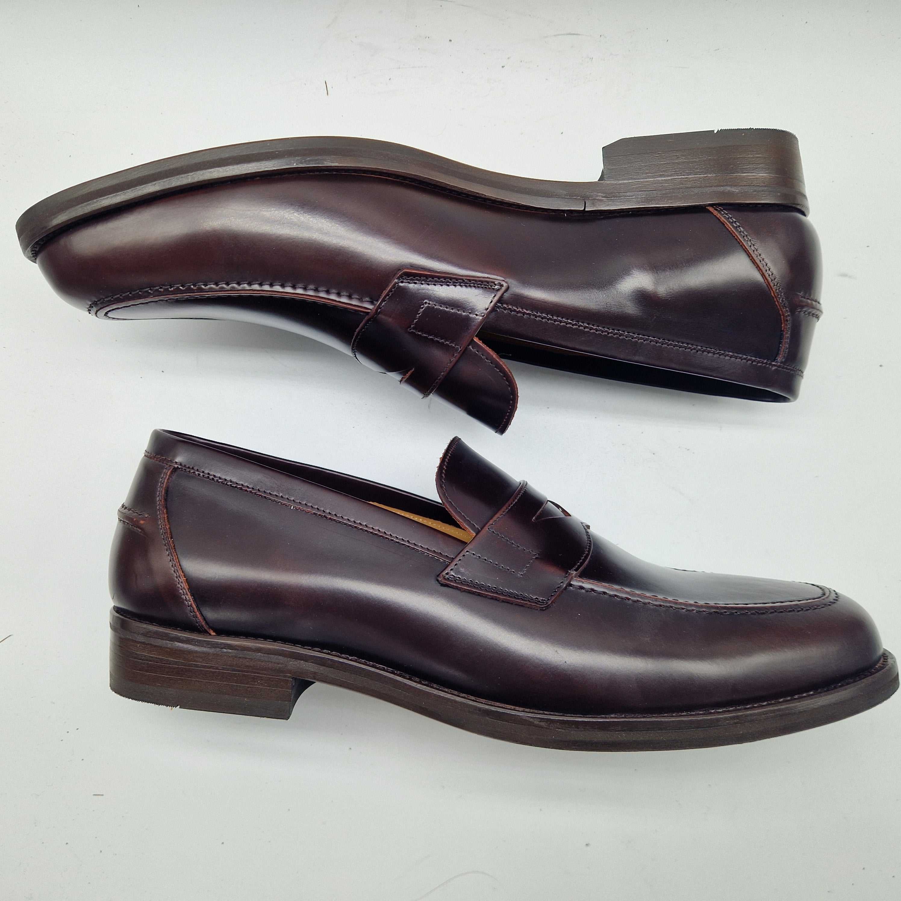 MOCASÍN DE ANTIFAZ EN PIEL MARRÓN - 70008