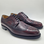 BLUCHER PICADO EN PIEL BURDEOS