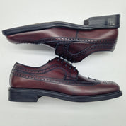 BLUCHER PICADO EN PIEL BURDEOS