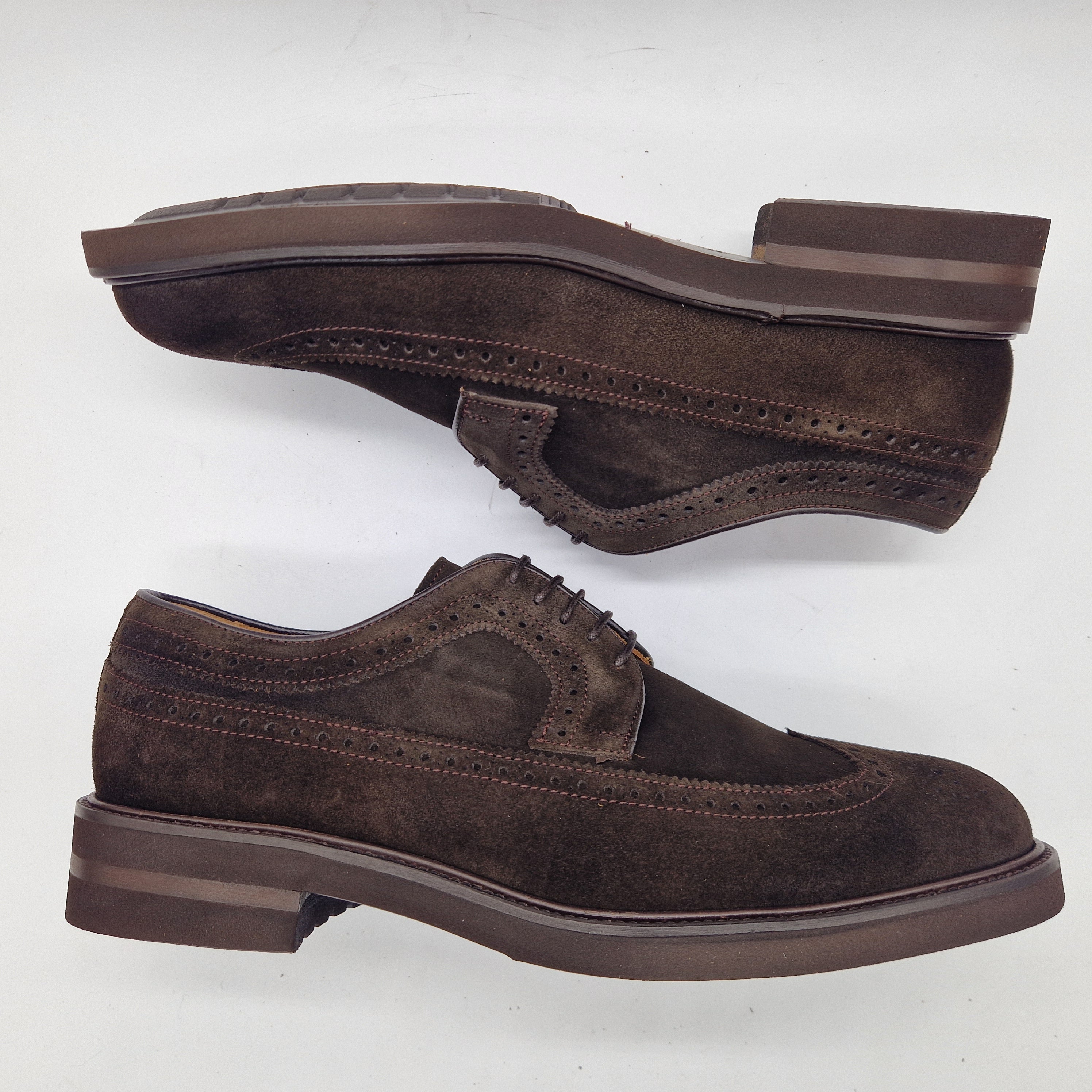 BLUCHER PICADO EN SERRAJE MARRÓN - 70048