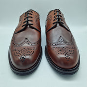 BLUCHER PICADO EN PIEL COLOR CUERO