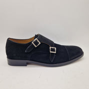 2 HEBILLAS EN SERRAJE NEGRO - 70064