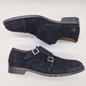 2 HEBILLAS EN SERRAJE NEGRO - 70064