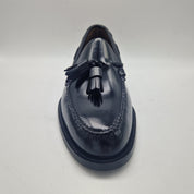 CASTELLANO DE BORLAS EN PIEL NEGRA - 70286