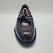 CASTELLANO DE BORLAS EN PIEL BURDEOS - 70288