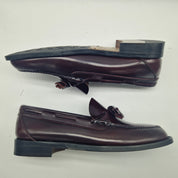 CASTELLANO DE BORLAS EN PIEL BURDEOS - 70288