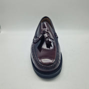 CASTELLANO DE BORLAS EN PIEL BURDEOS - 70295