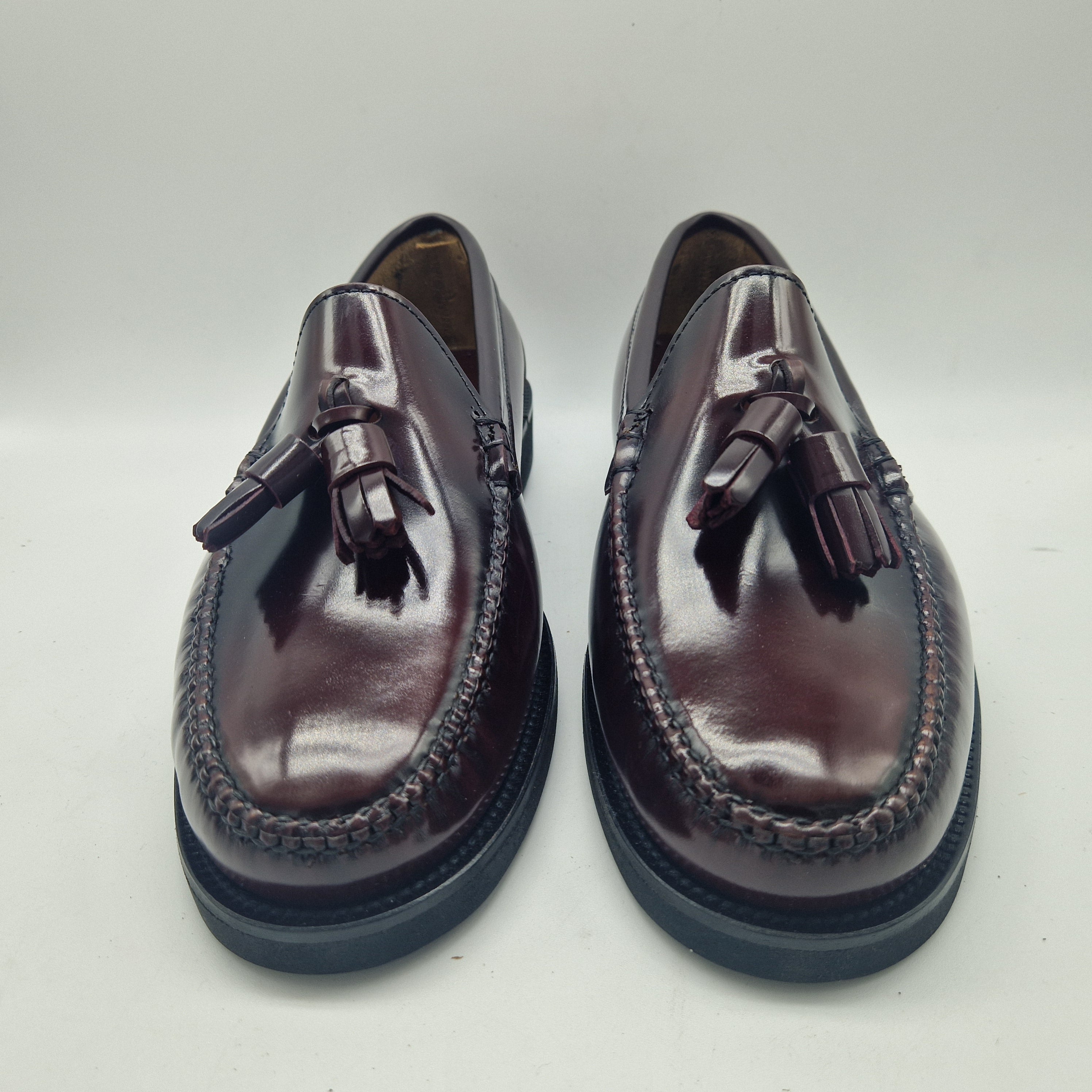 CASTELLANO DE BORLAS EN PIEL BURDEOS - 70295