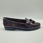 CASTELLANO DE BORLAS EN PIEL BURDEOS