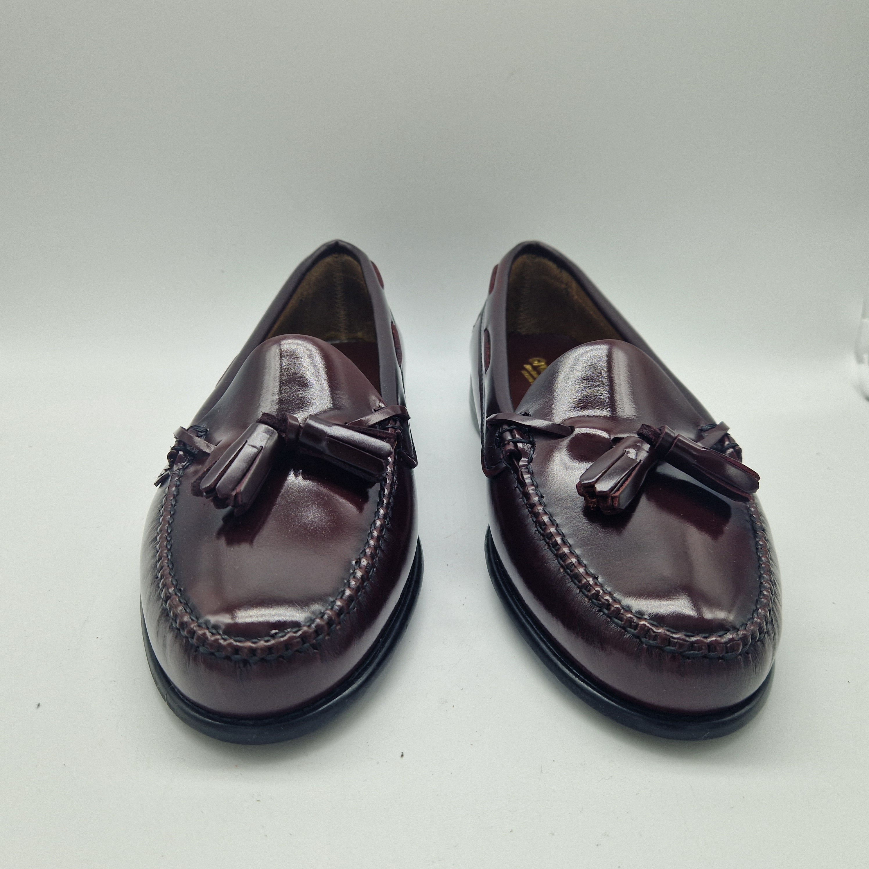 CASTELLANO DE BORLAS EN PIEL BURDEOS