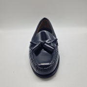 CASTELLANO DE BORLAS EN PIEL NEGRA