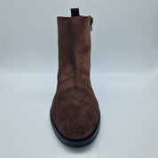 BOTÍN EN SERRAJE MARRÓN