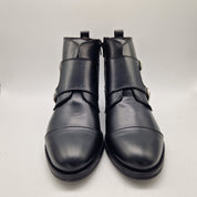 BOTÍN EN PIEL NEGRA