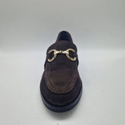 MOCASÍN EN SERRAJE MARRÓN