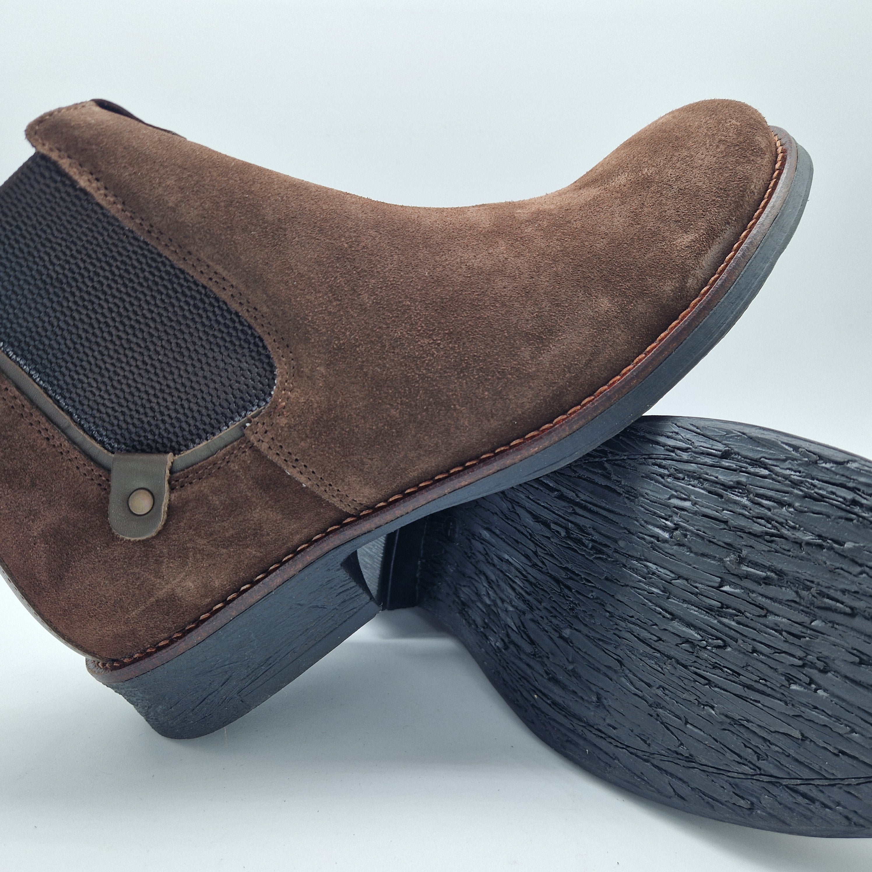 BOTA CHELSEA EN SERRAJE MARRÓN