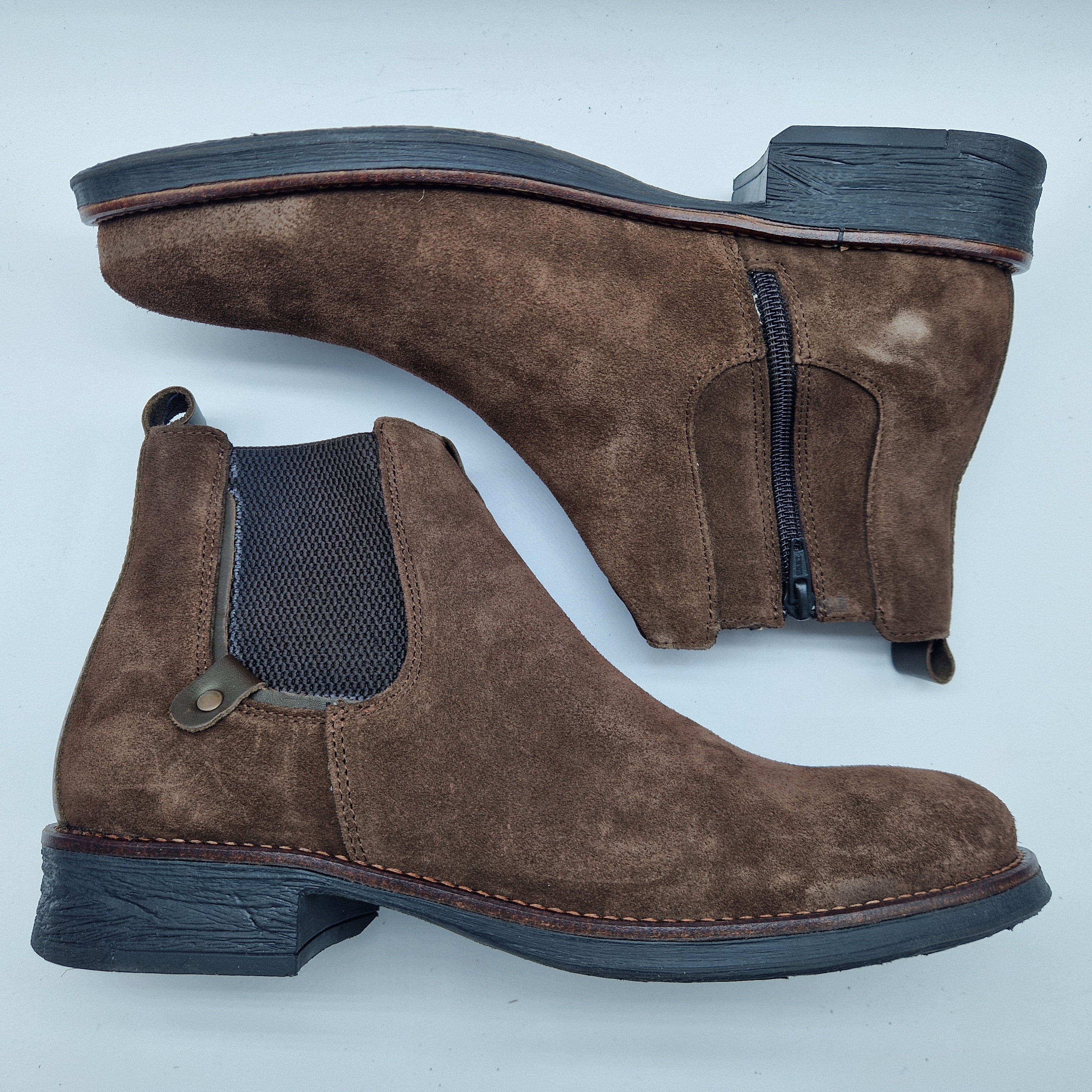 BOTA CHELSEA EN SERRAJE MARRÓN