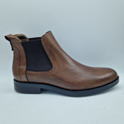 BOTIN CHELSEA EN PIEL CUERO