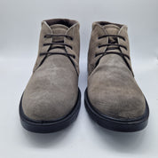 BOTITA DE CORDONES EN SERRAJE TAUPE