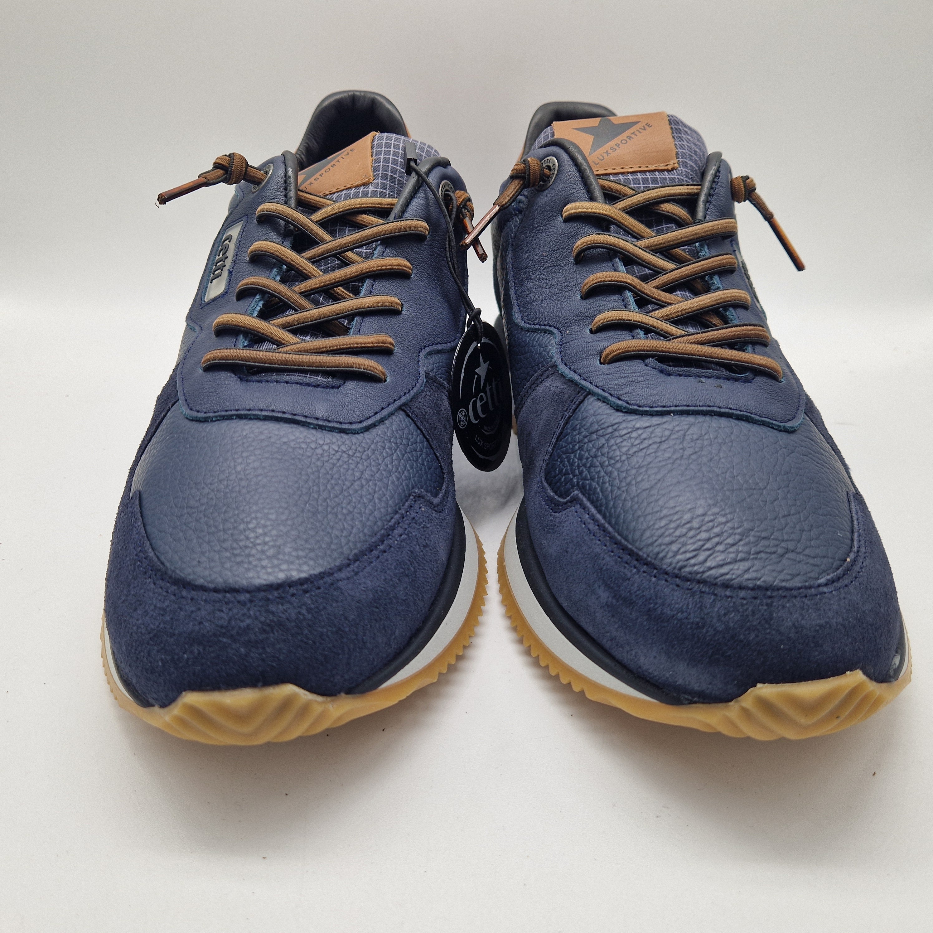 DEPORTIVO EN PIELES MARINO