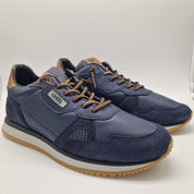 DEPORTIVO EN PIELES MARINO