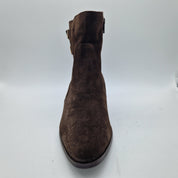 BOTÍN EN SERRAJE MARRÓN