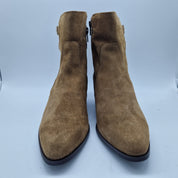 BOTÍN EN SERRAJE CUERO