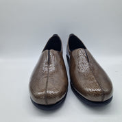 COPETE EN PIEL GRABADA TAUPE