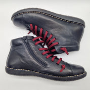 BOTÍN EN PIEL NEGRA