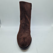 BOTÍN BAJO EN SERRAJE MOKA