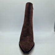 BOTÍN EN SERRAJE MARRÓN