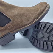 BOTITA CHELSEA EN SERRAJE TAUPE