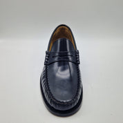 MOCASÍN DE ANTIFAZ EN PIEL NEGRA
