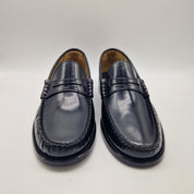 MOCASÍN DE ANTIFAZ EN PIEL NEGRA